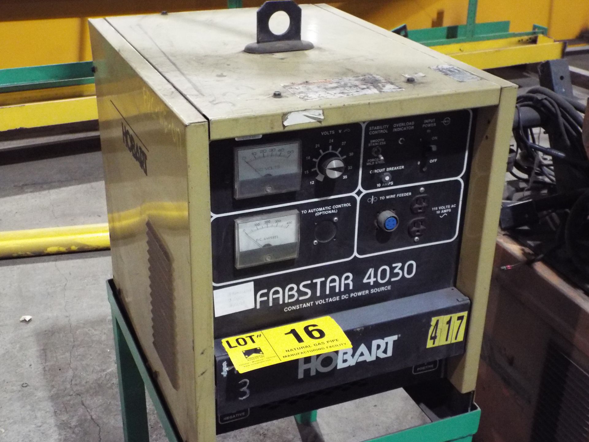 HOBART FABSTAR 4030 MIG WELDING POWER SOURCE S/N: N/A