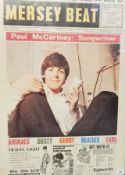 Copy front page of "Mersey Beat" showing Paul McCartney and dated August 6,