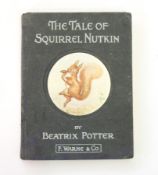 Potter, Beatrix 
"The Tale of Squirrel Nutkin", Frederick Warne & Co 1903, half-title,