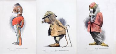 Geldart 
Limited edition prints 
"Ratty from Wind in the Willows", No.