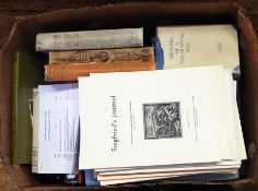 A collection of books on Siegfried Sassoon including:-
 "The Diaries" 1915-1918, 1920-1922,