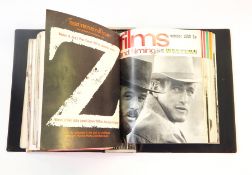 A quantity of bound copies of magazines "Films and Filming" June 1957 to December 1959 and April