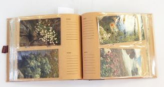 Four albums comprising 357 photochrome postcards