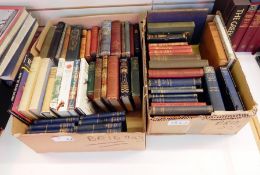 Large quantity of 19th century and other books including Rudyard Kipling, Charles Dickens,