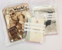 A quantity of 1935 Film Weekly magazines,