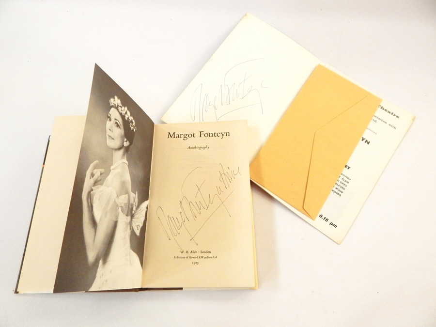 Darlington Civil Theatre programme Margot Fonteyn in a Gala Evening of Ballet and Margot Fonteyn