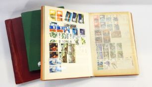 Two stockbooks and one album with some very good GB and world stamps, careful viewing needed,