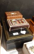 Three various boxes of costume jewellery