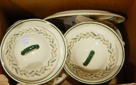 Royal Doulton Almond Willow pattern dinner service (1 box)