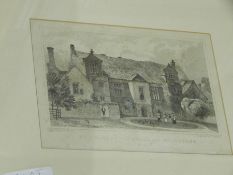 Quantity of engravings to include "The Bishop's Palace at Maidstone", "A View from the Pump Room,