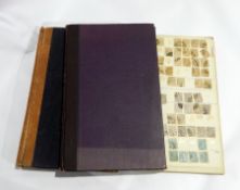 3 various account books containing early 20th century Eastern stamps