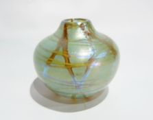 A Norman Stuart Clarke studio glass vase,