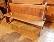 5ft pine church pew