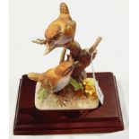 Teviotdale Craft Design Company, Hawick, Scotland model of two field mice among lillies,