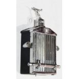 Rolls Royce musical "Swan Lake" decanter in the form of radiator grille,