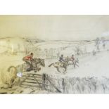 Tom Carr (1909-1999)
Pair of soft ground limited edition etchings of hunting scenes entitled in