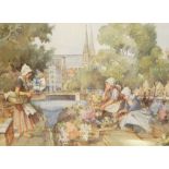 After E W Sturgeon
Two lithographic prints depicting provincial street scenes,