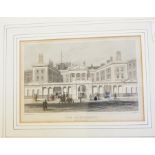 Handcoloured engraving "The Admiralty,