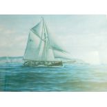 After Timothy Wells
Colour print of sailing yacht "Jolie Brise", ltd ed 43/500,