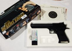 Desert Eagle 1:1 scale assembled plastic model of BB gun with gas canister