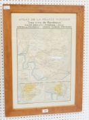 "Atlas de la France Dinicole" maps depicting the vineyards of Bordeaux,