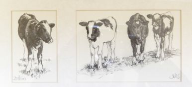 Quantity of limited edition prints of sheep and cattle, etc.