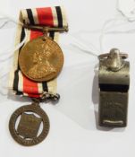 Two medals "Metropolitan Special Constabulary Long Service 1914" together with "For Faithful