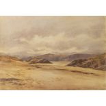 Charles James Adams (1859-1931)
Watercolour
"Sands near Portmadoc, near North Wales",