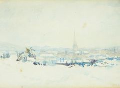 M B Padgett (early 20th century school)
Watercolour drawings
"Norwich from Mousehold",