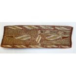 Ray Mayel 
Aboriginal art on bark,