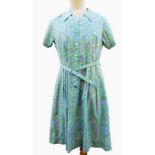 A selection of 1940's/50's dresses in crepe, cotton, velvet, etc.