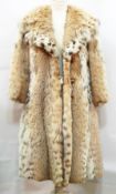 A lynx fur coat