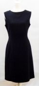 A 1960's black wool cocktail dress,