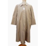 Various coats and mackintoshes including a Burberry trench coat, a Burberry windcheater,