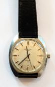 Gent's Longines Admiral HF stainless steel watch, 1972 to commemorate the Munich Olympic Games,