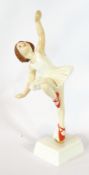 A Royal Worcester figure by F G Doughty 'Red Shoes',