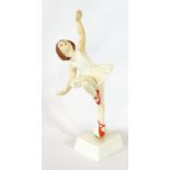 A Royal Worcester figure by F G Doughty 'Red Shoes',