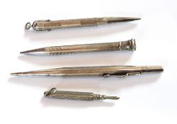 Wahl Eversharp silver-plated propelling pencil, sterling silver "Life Long" propelling pencil,