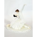 An English bone china Coalport figure "A Legendary Partnership", Fonteyn and Nureyev dancing, No.