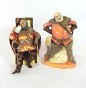 A Royal Doulton 'The Foaming Quart', HN2162, and a Royal Doulton 'Falstaff', HN2054,