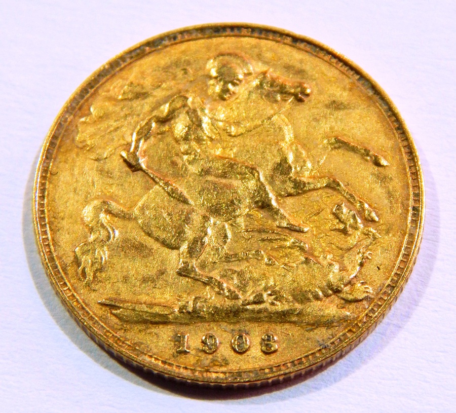 Edward VII half-sovereign,