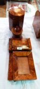 A quantity of Moroccan decorative thuya wood to include tall octagonal box, coaster set,