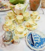 A Royal Albert cream china part tea service,