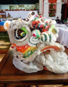 A Chinese Carnival dragons head and tail