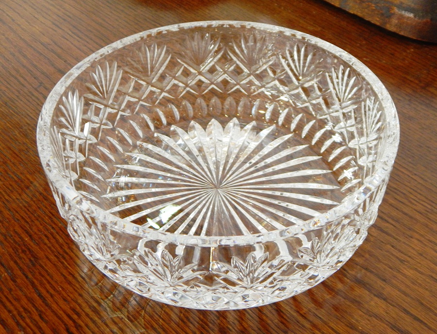 Cut glass Stuart fruit bowl