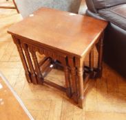 Nest of three occasional tables,
