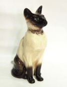 A Beswick model of a Siamese cat, impressed number 2139,