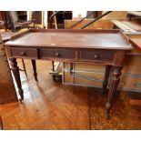 A 19th century mahogany washstand with gallery surround,