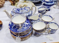 A Royal Crown Derby bone china part tea and coffee service "Mikado" pattern (21)