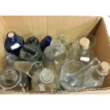 Selection of vintage bottles, medicine and others,